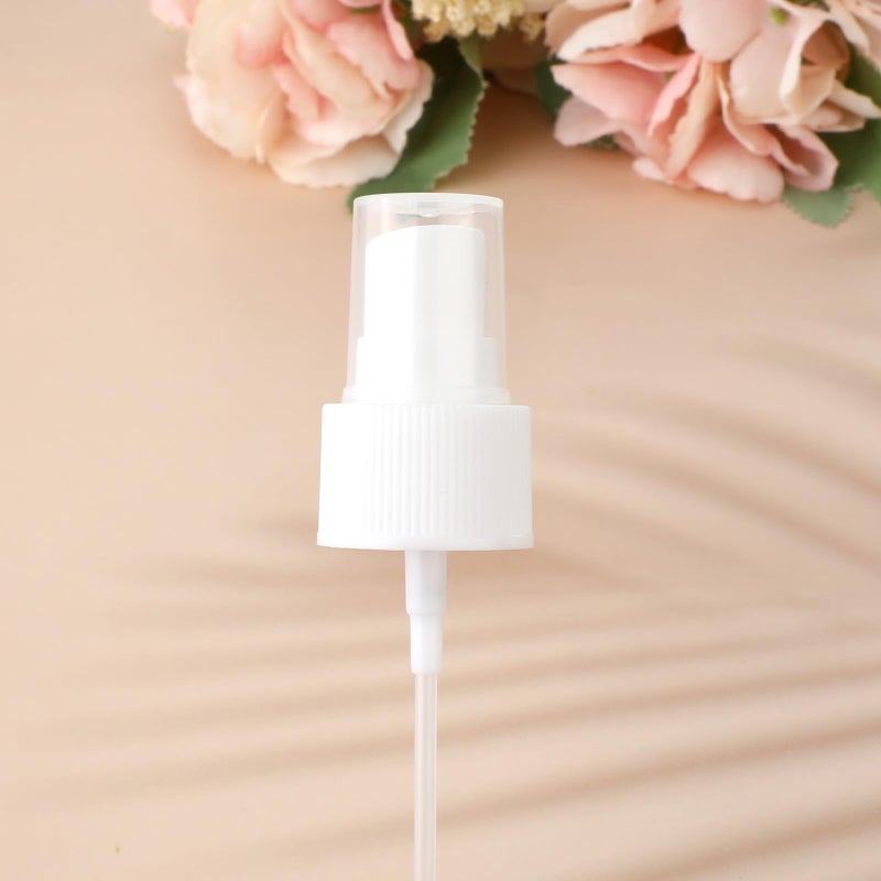Salbsever 4 Pack Spray Bottle Top, Spray Bottle Nozzle Sprayer Tops Replacement Pump Plastic for Essential Oil Bottles, White - Image 4