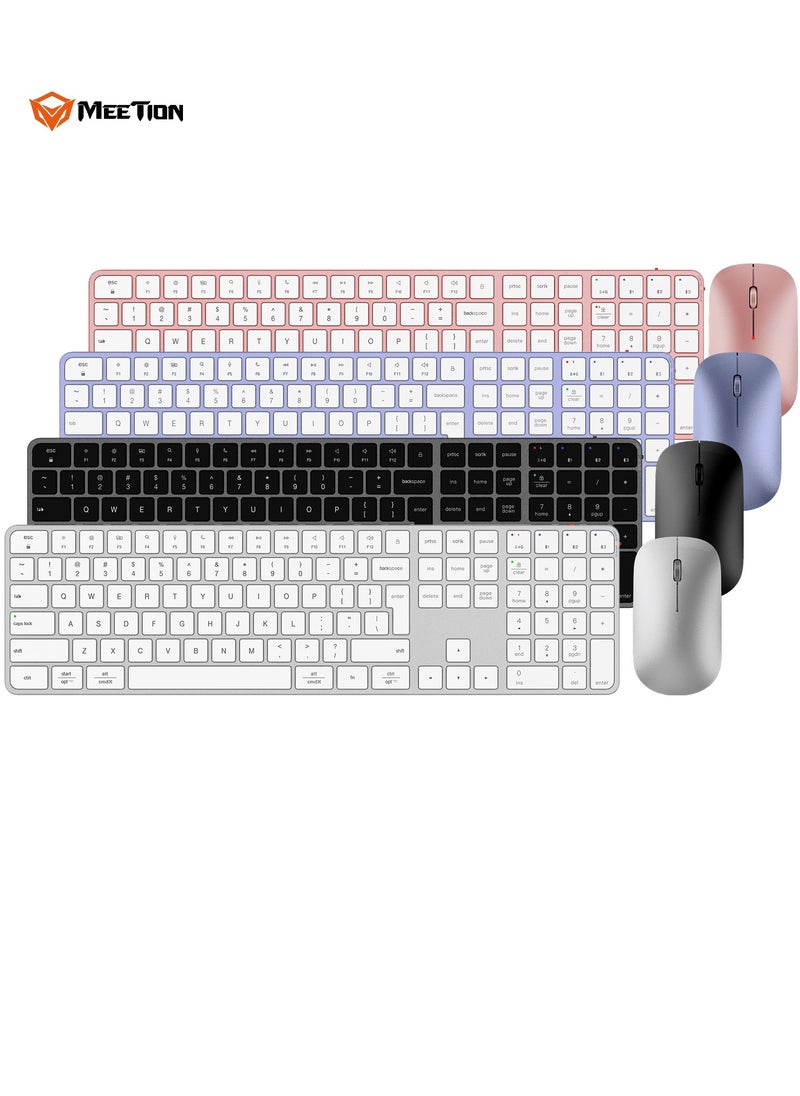 Meetion - MEETION Ultra-Thin Full-Size Wireless Office Combo iKey C230 Universal Synchronization Protocol 2.4 Wireless & Bluetooth Dual Mode Redefine the Seriousness of Aesthetics - Image 1