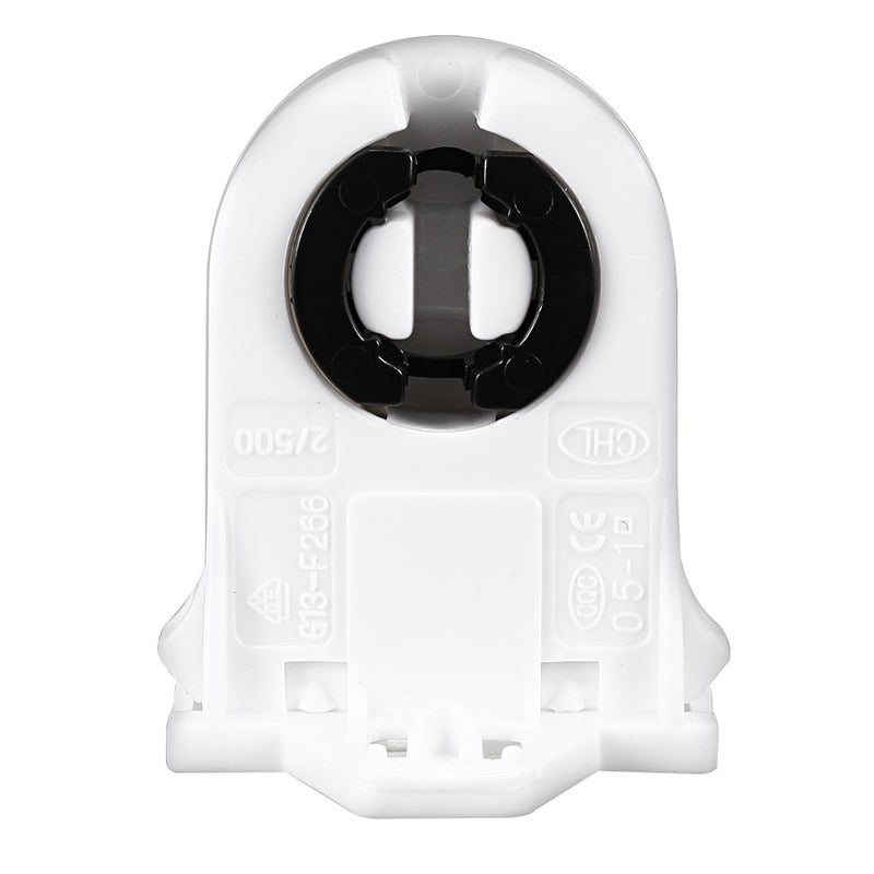 Generic uxcell 2Pcs T8/T12 Fluorescent Light Holder G13 Base Non-Shunted Tombstone Lamp Socket AC 500V 2A for LED Fluorescent Tube  - Image 2
