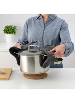 erorex Pot holder, grey, 21x21 cm  - Image 2