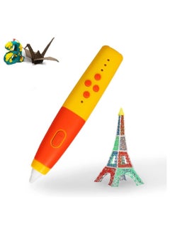 Y&D 3D Pen, 3d Printing Pen Rechargeable Use, Drawing Stencils Doodler with 3 Colors Pla Filament Refills, Speeds and 2 Temperatures Are Adjustable, Art Crafts Gift for Kids, Adults  - Image 2