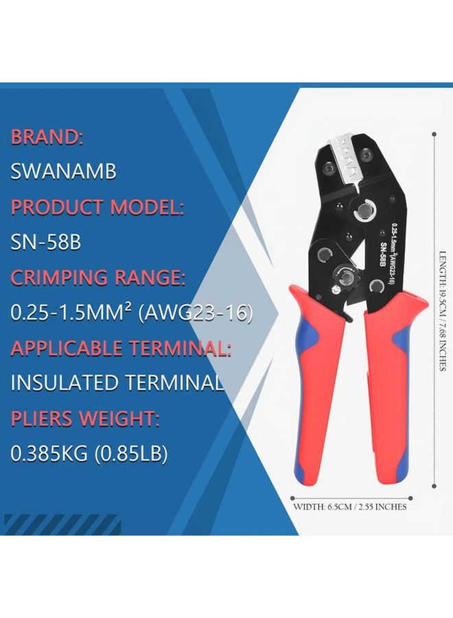 6 في 1 مجموعة كماشة كرمبة سريعة التبديل مع 6 أزواج من الفكين للمحطات الكهربائية - Image 4