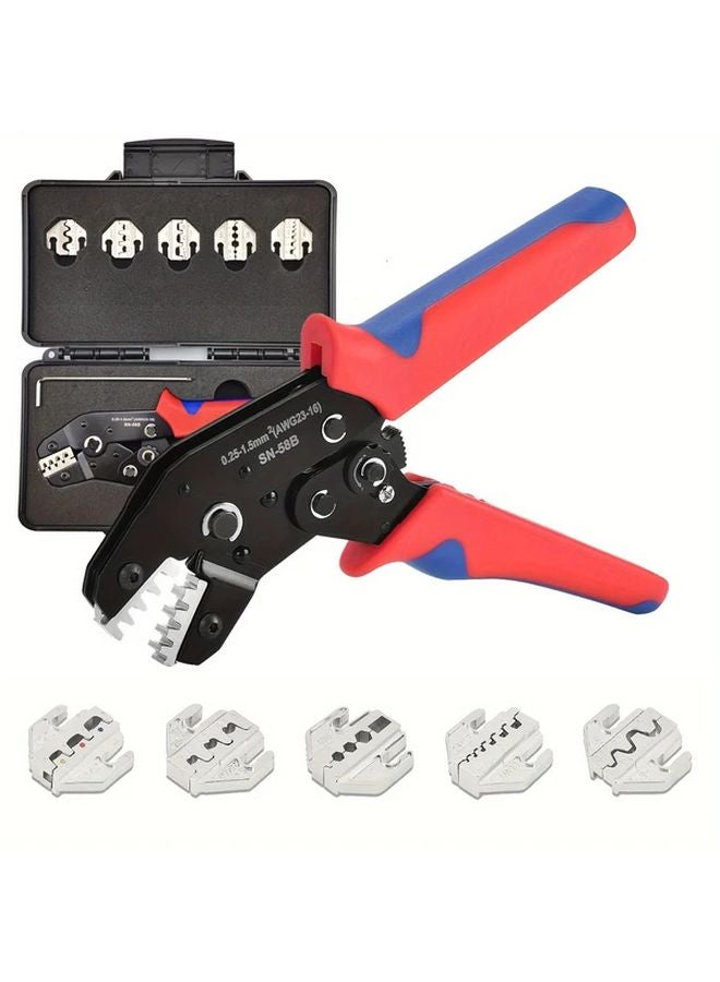 6 في 1 مجموعة كماشة كرمبة سريعة التبديل مع 6 أزواج من الفكين للمحطات الكهربائية - Image 3