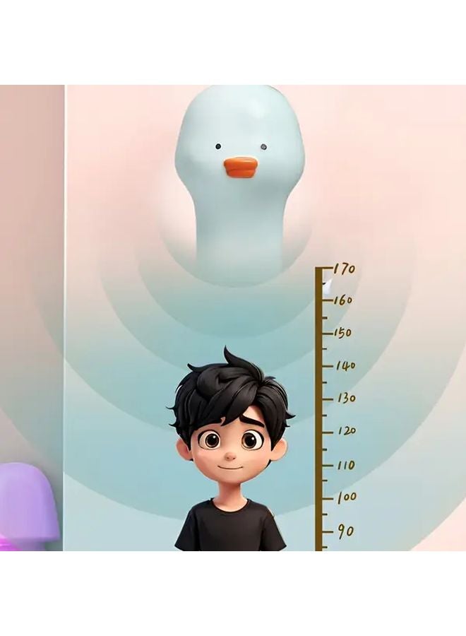 Yellow Digital Ultrasound Height Meter Smart Portable Growth Tracker For Home Office - Image 5