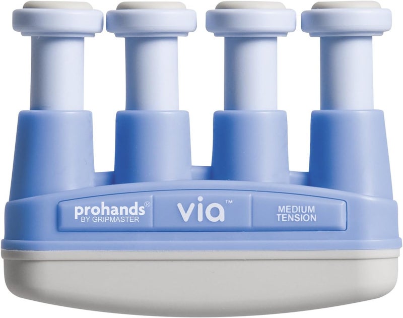 PROHANDS VIA Hand Exerciser - Finger Grip Strengthener with Spring-Loaded Finger-Piston System for Individual Finger Isolation - Image 1