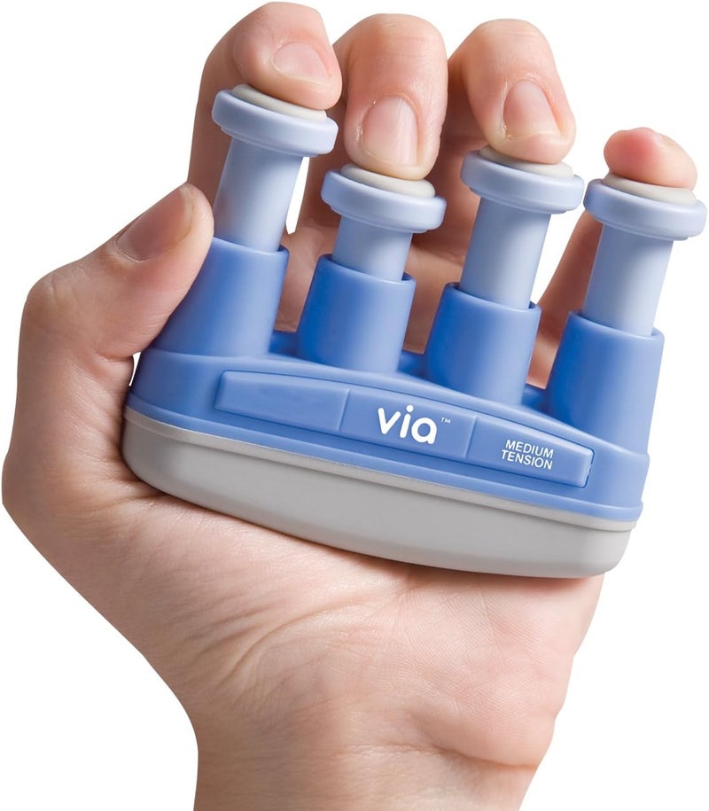 PROHANDS VIA Hand Exerciser - Finger Grip Strengthener with Spring-Loaded Finger-Piston System for Individual Finger Isolation - Image 3
