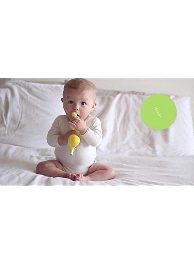 بلاي غرو عضاضة طبيعية من اللاتكس تصدر صوت صرير وتهدئ للأطفال، عبوة من 0 قطع - Image 4