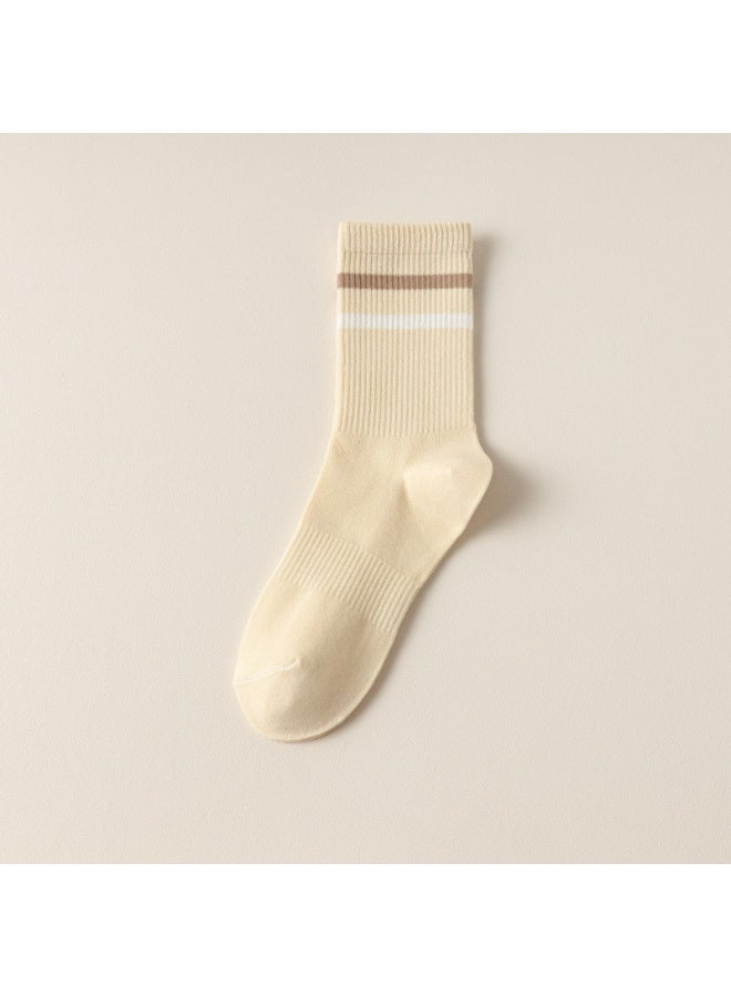 KUYING Fashion Anti Slip Breathable Sports Socks Eight Piece Set