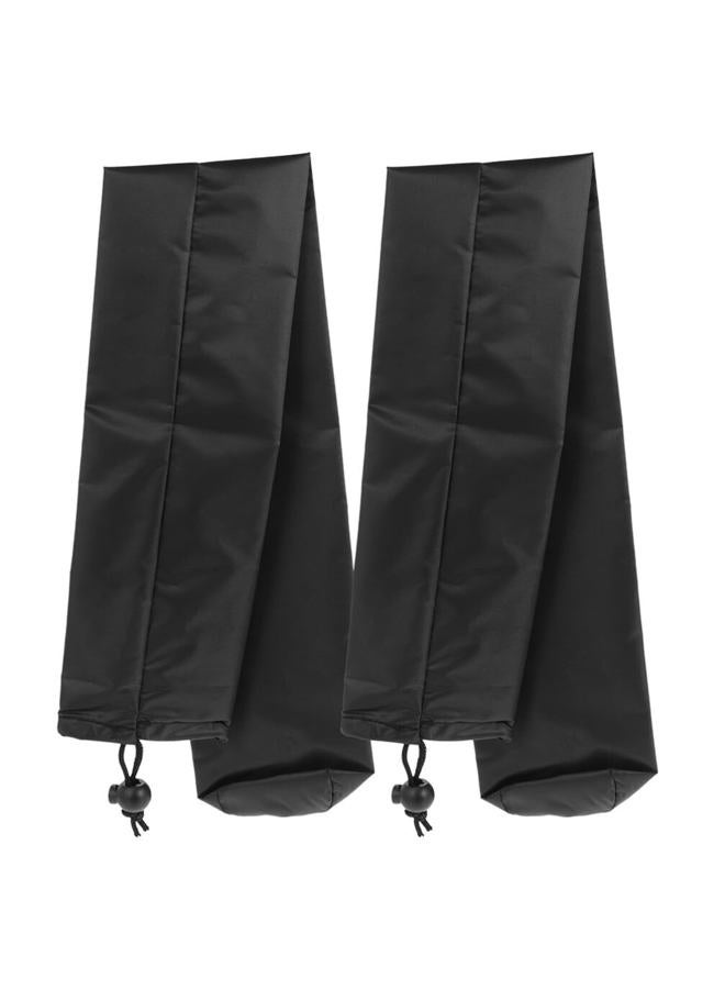 TOPPERFUN 1 Pair Car Windshield Wipers Dust Cover Auto Front Wiper Protective Guards for Cars Trucks Black - Image 1