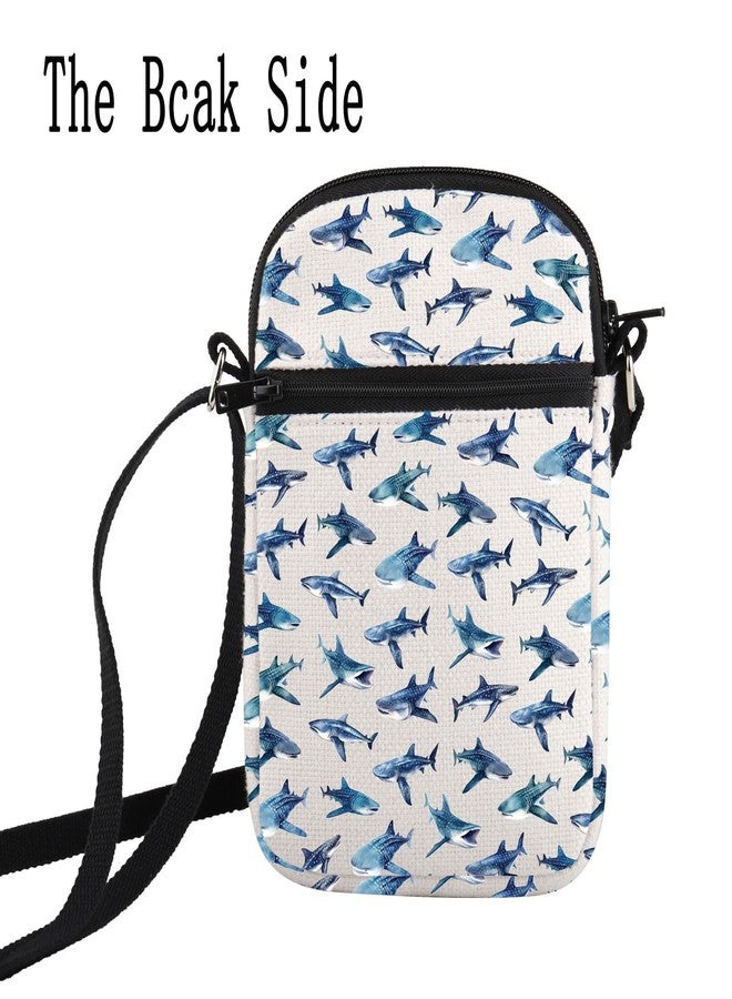 HOLLP Whale Shark Lover Gift Whale Shark Anatomy Crossbody Bag Ocean Animal Christmas Birthday Travel Small Sling Bag (WHALE SHARK) - Image 4