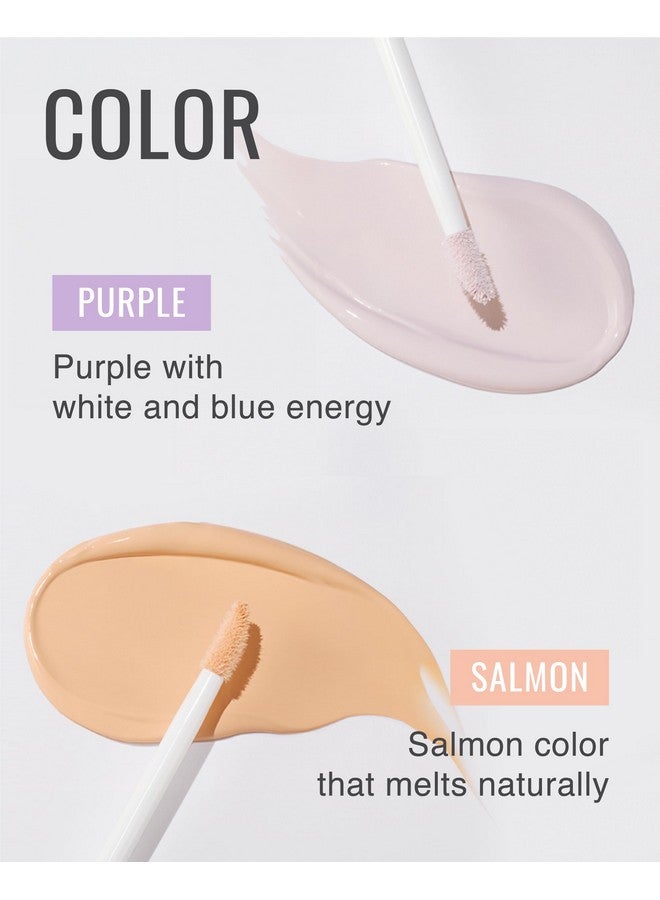 VDL Expert Color Under-Eye Primer (Purple, 0.19 Oz) - Color-Correcting Concealer For Dark Circles, Uneven Skin Tone. Hydrating, Smooth. Korean Makeup. - Image 3