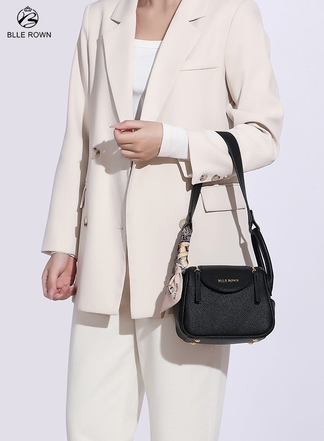 بليه روان شنطة نسائية يد وكتف وكروس مع حزام قصير وحزام طويل قابل للتعديل تصميم أنيق مع جيوب منظمة للاستخدام اليومي والدوام - Image 2