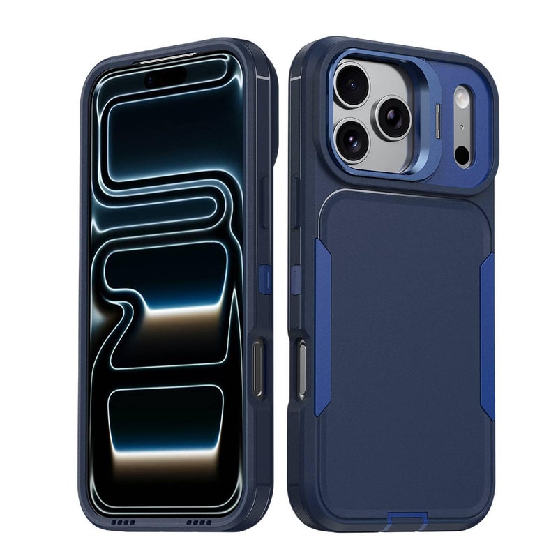 غطاء واقي | TPU+PC | مقاومة السقوط | مقاوم للصدمات لـ iPhone 16 / 16 Plus / 16 Pro / 16 Pro Max - Image 1
