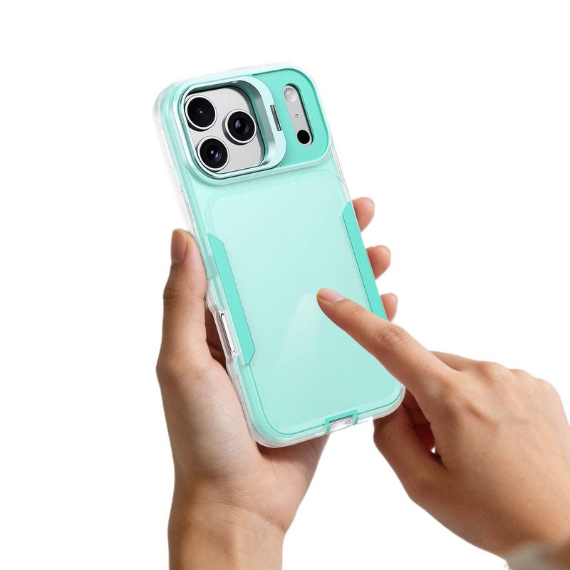 غطاء واقي | TPU+PC | مقاومة السقوط | مقاوم للصدمات لـ iPhone 16 / 16 Plus / 16 Pro / 16 Pro Max - Image 3