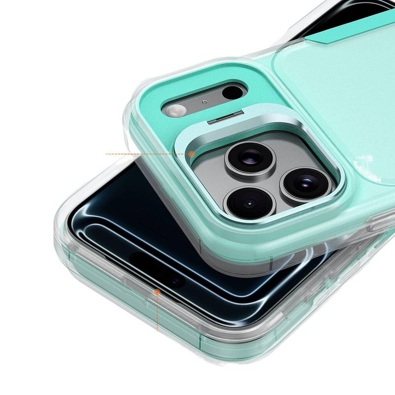 غطاء واقي | TPU+PC | مقاومة السقوط | مقاوم للصدمات لـ iPhone 16 / 16 Plus / 16 Pro / 16 Pro Max - Image 5