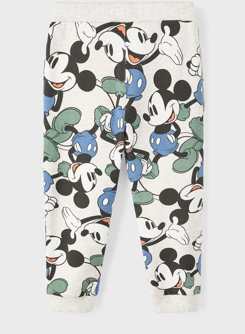 NAME IT Kids Mickey Mouse Print Sweatpants