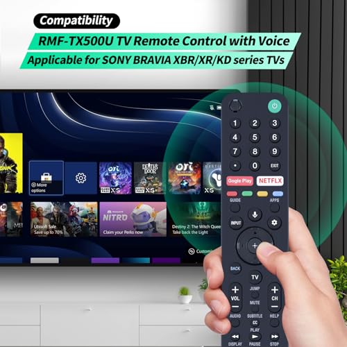 WDZP RMF-TX500U Remote Control for Sony Smart TV/Bravia TV - Image 2