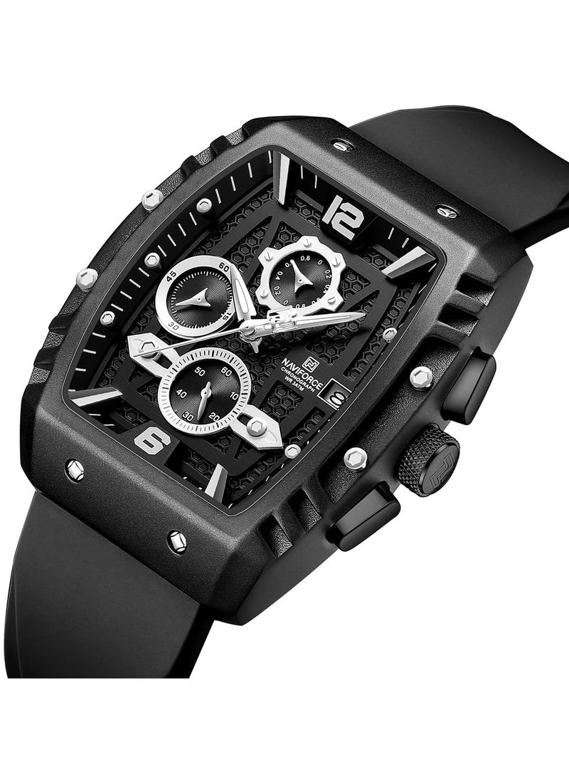 Naviforce Watch For Men NF8025-B-W-B - Image 1