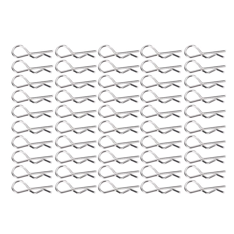 RC Body Clip: 1/10 1/12 1/16 Scale Stainless Iron Slightly Bent Easy Install Clip - Solid Durable RC Shell Accessory for RC Model Car & Remote Control Car - Image 4