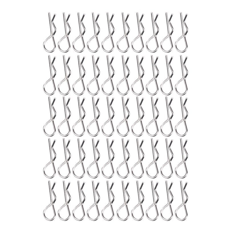RC Body Clip: 1/10 1/12 1/16 Scale Stainless Iron Slightly Bent Easy Install Clip - Solid Durable RC Shell Accessory for RC Model Car & Remote Control Car - Image 5