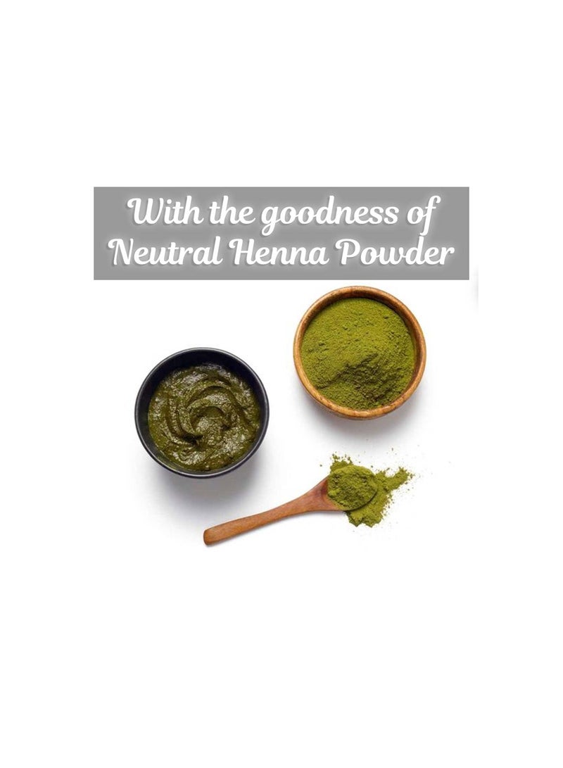 minature Neutral Henna Powder(Cassia Obovata) for Hair Conditioning|Adds no Colour to hair| 100% Pure Herbal Henna Powder Hair & Scalp care mask|Unisex |227 gm(8 oz) - Image 2