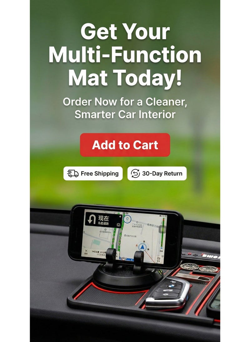 ThangCore 4-in-1 Car Accessory (Number Plate + Phone Holder + Air Freshener + Anti-Slip Mat) - Image 5
