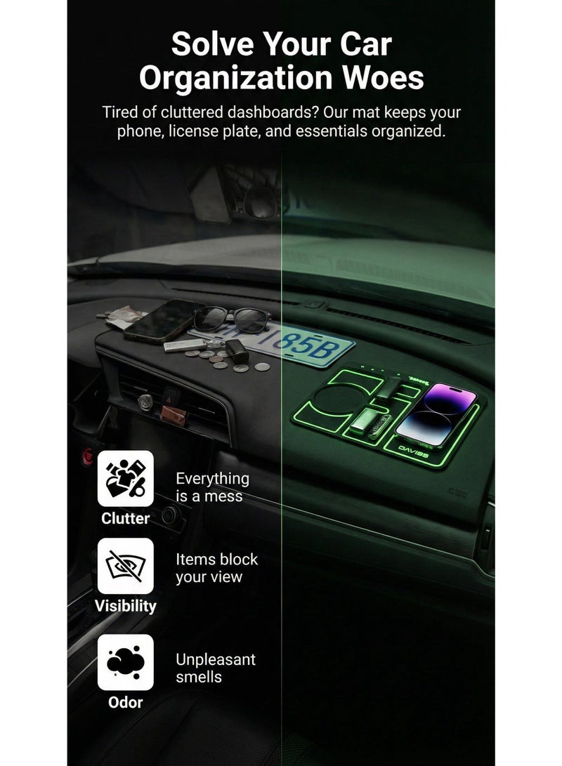 ThangCore 4-in-1 Car Accessory (Number Plate + Phone Holder + Air Freshener + Anti-Slip Mat) - Image 2