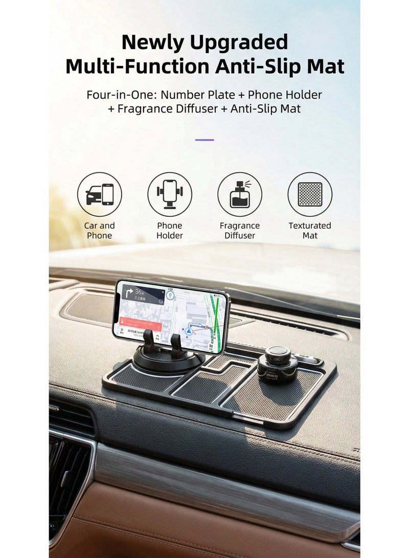 ThangCore 4-in-1 Car Accessory (Number Plate + Phone Holder + Air Freshener + Anti-Slip Mat) - Image 1