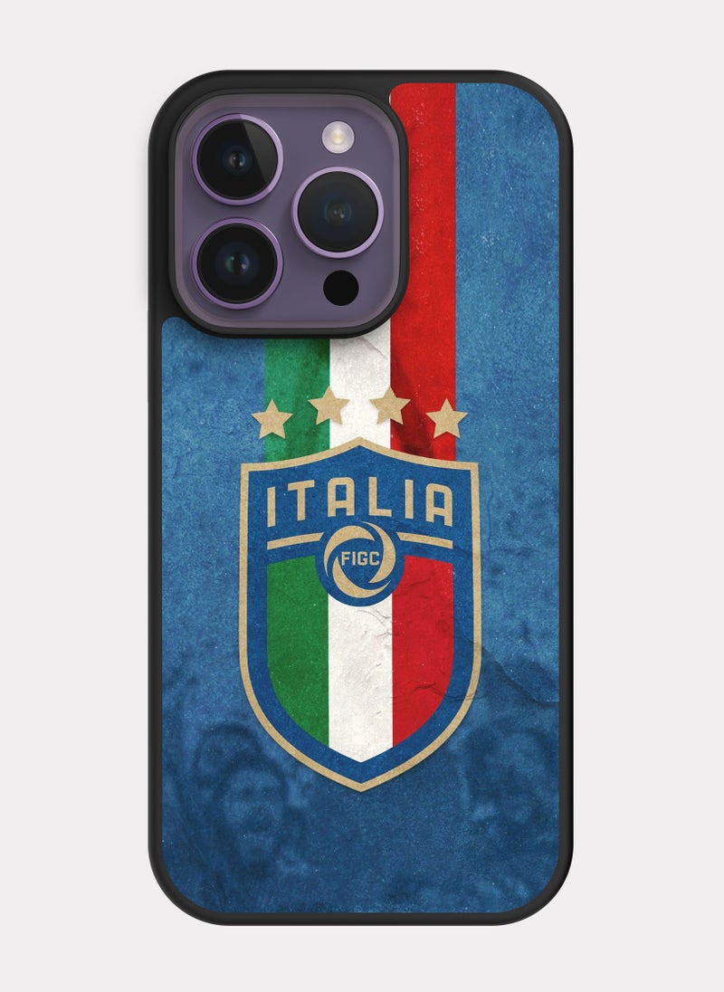 PXLAAT iPhone 14 Pro case cover Italy Football Team - Image 1