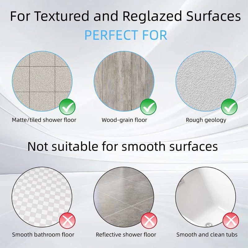 Non-Slip Bath Mat 45*70cm Beige - Safe For Delicate Tub Finishes Odorless Silicone Comfort Textured Traction For Refinished Tubs Shower Floors Family Use - Image 4
