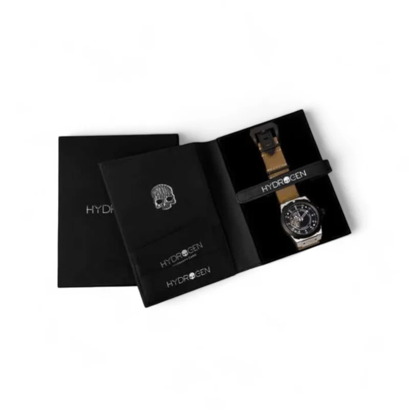 Hydrogen Watch Brown/Black Automatic Vento Black Silver-Nato Watch for Men | Best Price UAE