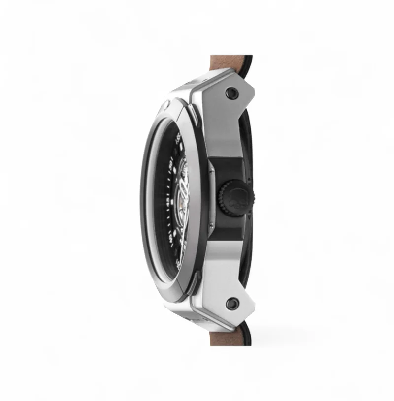 Hydrogen Watch Brown/Black Automatic Vento Black Silver-Nato Watch for Men | Best Price UAE