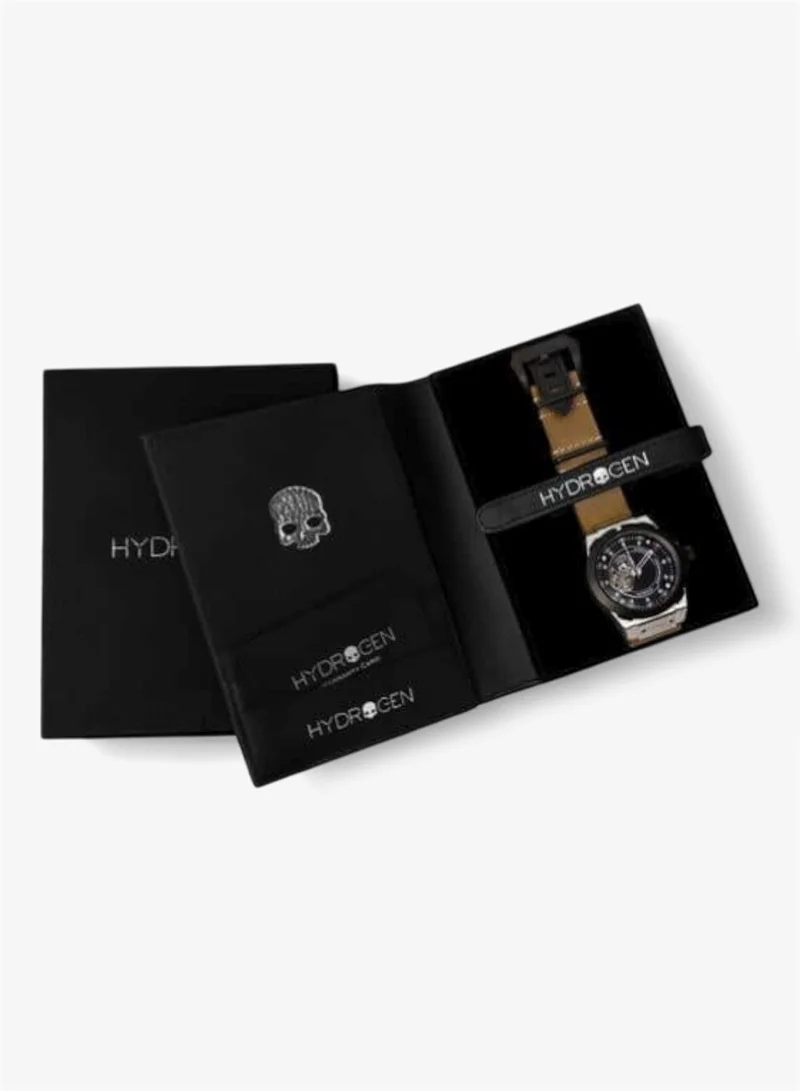 Hydrogen Watch Brown/Black Automatic Vento Black Silver-Nato Watch for Men | Best Price UAE