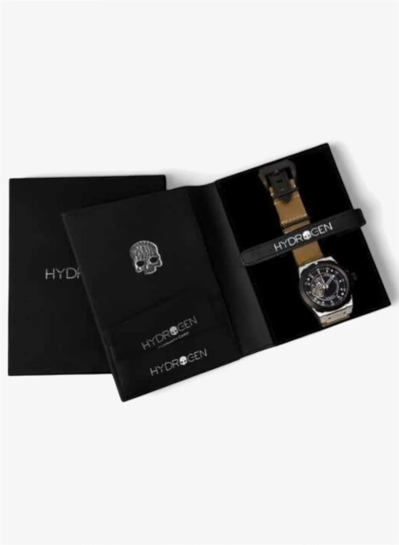 Hydrogen Watch Brown/Black Automatic Vento Black Silver-Nato Watch for Men | Best Price UAE