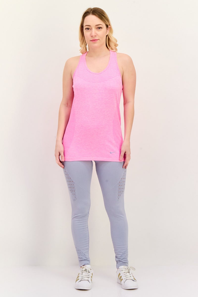 Nike Women Sportswear Fit Sleeveless Running Tank Top, Pink - Image 2