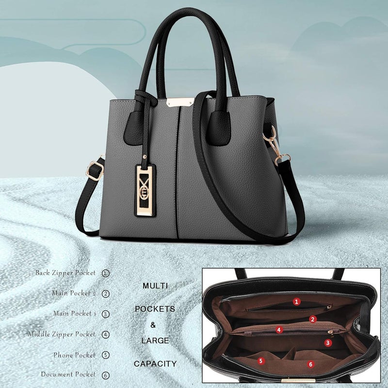 COCIFER Purses and Handbags for Women Shoulder Tote Bags Top Handle Satchel - Image 4