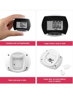 Y&D Portable Pedometer, LCD Digital Display Running Pedometer for Jogging Hiking Walking (2 Pack )  - Image 5