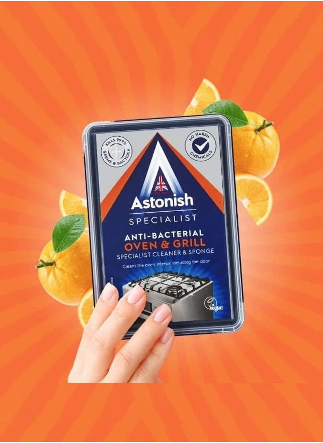 Astonish - Specialist Oven & Grill Cleaner Paste & Sponge 250g - Image 1