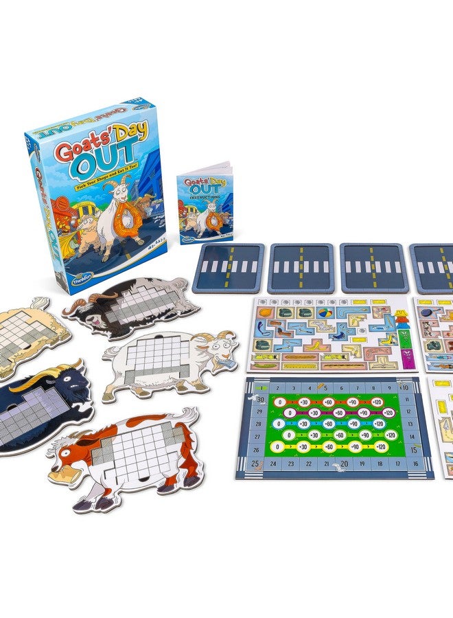 ThinkFun Goats' Day Out: A Hilarious Addictive Chaotic Goat Themed Board Game - Image 1