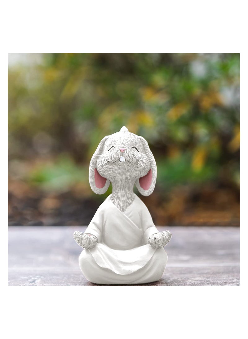 KASTWAVE 1 Piece of Rabbit Figure Meditation Yoga Series Home Decoration - Image 4