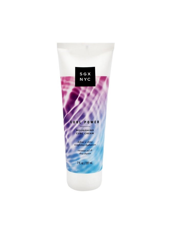 SGX NYC - Curl Power Curl Creme 6.5 Oz Perfectly Style Curls And Waves For A Moisturized Hydrated And Frizzfree Look Lightweight Hold And Conditing Sulfate And Paraben Free - Image 1