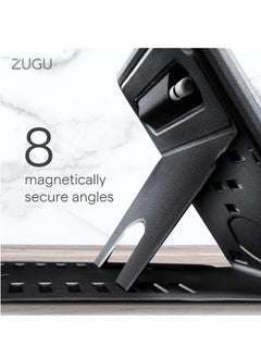 ZUGU CASE ZUGU CASE iPad 10.2 Case, Muse Protective Case/Cover Designed for iPad 10.2-inch ﻿﻿(9th Gen, 2021) / (8th Gen, 2020) / iPad (7th Gen, 2019) Convenient Magnetic Stand (Sleep/Wake Cover) - Black  - Image 2