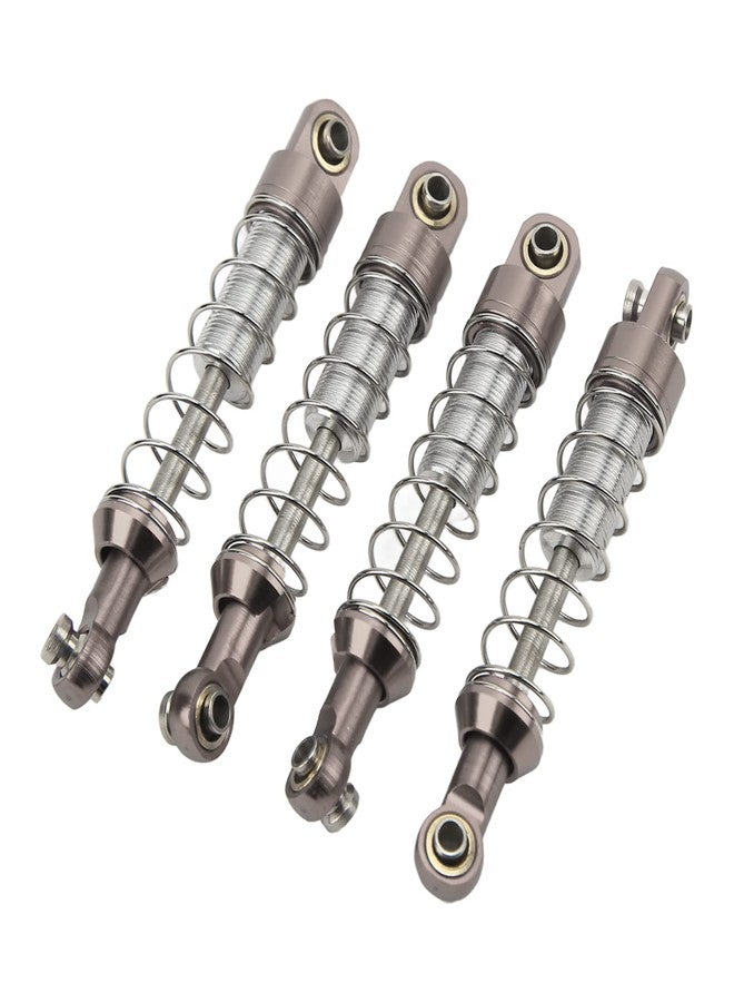 Dilwe RC Car Shock Absorber,2 Pairs RC Metal Shock Absorber 60mm RC Car Modification Parts for C14 C24 MN D90 99S () - Image 1