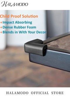 HALAMODO Furniture Edge and Corner Guards Soft Protective Foam Cushion Baby Safety Bumper Kid's Proofing Edge Guards Safe for Table & Fireplace & Countertop (6.6ft）  - Image 3