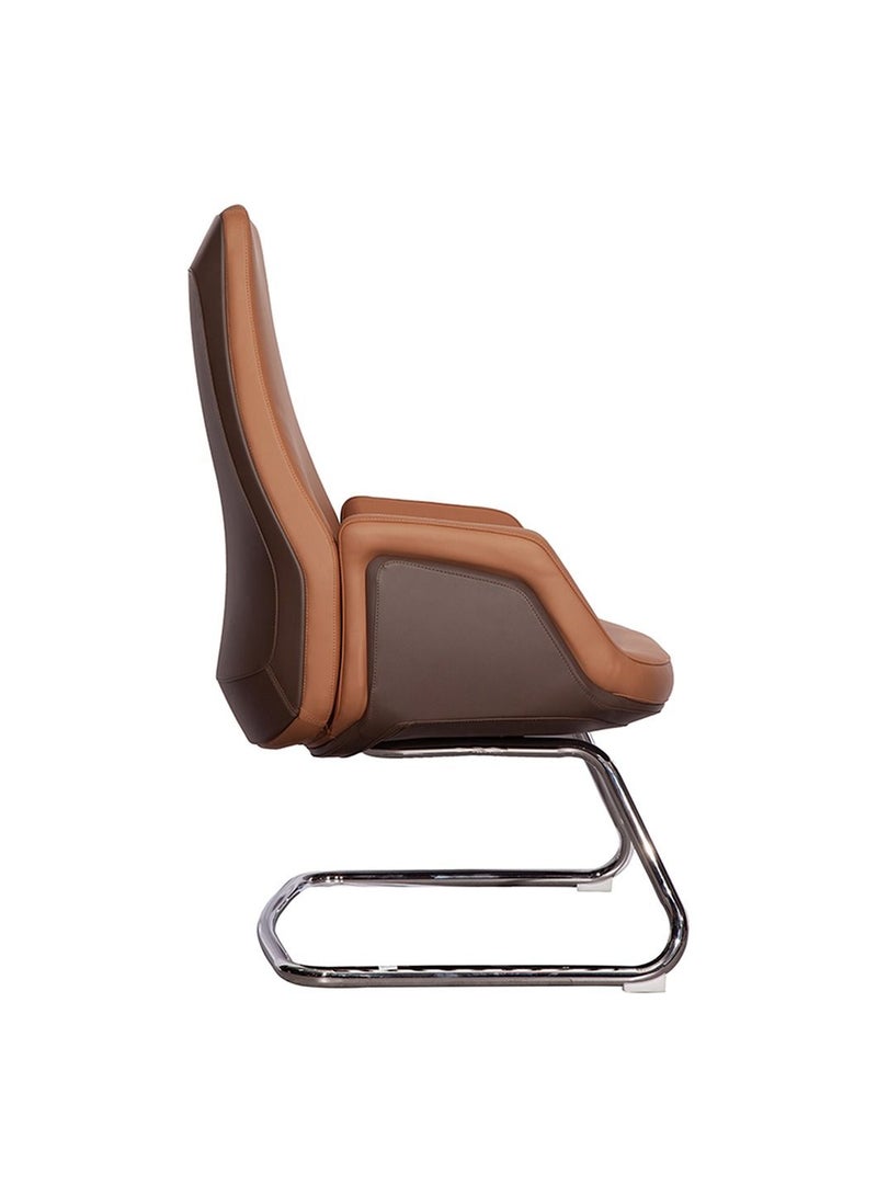 HUIMEI Huimei GW-1803-C Office  Visitor Chair Brown Color  - Image 3