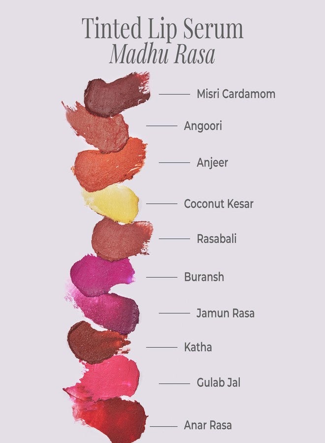 Forest Essentials Tinted Plumping Lip Serum Misri Cardamom | Natural Glossy Lip Tint with Natural Colour & Flavours | Clean, Cruelty-Free Makeup - Image 4