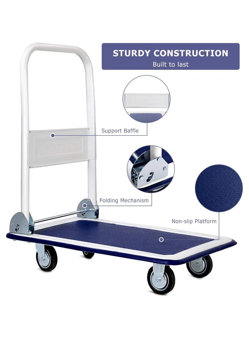 Foldable Platform Trolley 150 kg - Image 2