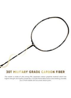 Apacs Z-Ziggler Limited Edition Unstrung Badminton Racket |Graphite   With Free Full Cover | G2-4 1/8 Inches|38 Lbs| 6.2Mm World'S Slimmest Shaft  - Image 2