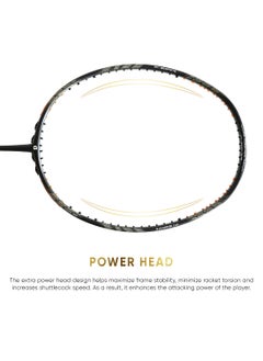 Apacs Z-Ziggler Limited Edition Unstrung Badminton Racket |Graphite   With Free Full Cover | G2-4 1/8 Inches|38 Lbs| 6.2Mm World'S Slimmest Shaft  - Image 4