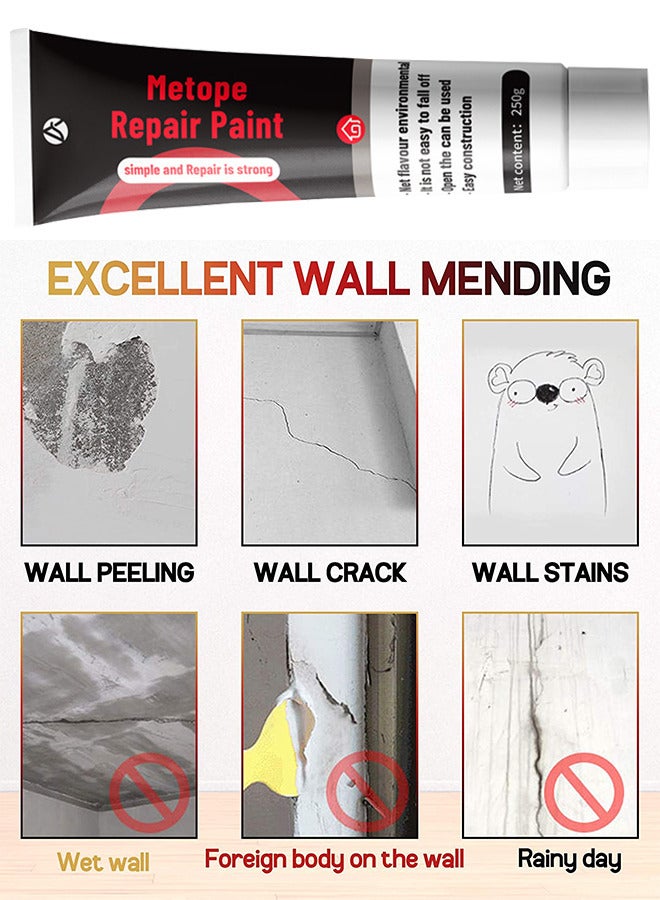 Drywall Patch Repair Kit with Scraper Wall Spackle Repair Paste Wall Mending Agent Fill The Holes for Home Wall Plaster Dent Easy Solution - Image 2